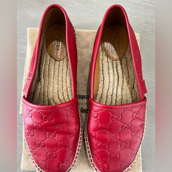 Gucci leather flats - Picture 1 of 2
